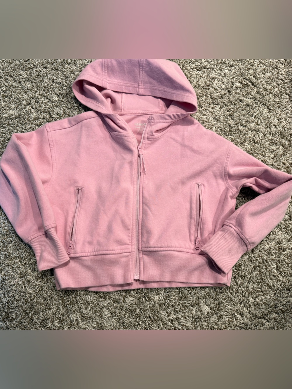 Old Navy Light Pink Active Fleece Hoodie